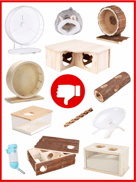 Schlechtes Hamsterzubehör